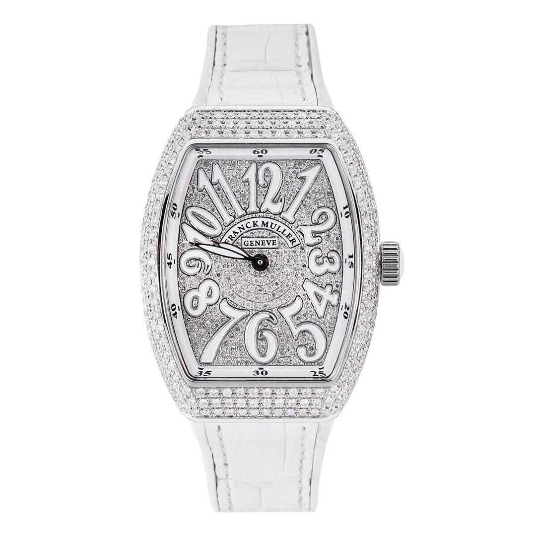 全新未使用 Franck Muller/法兰克穆勒 v32白字表/后钻/WHP030655