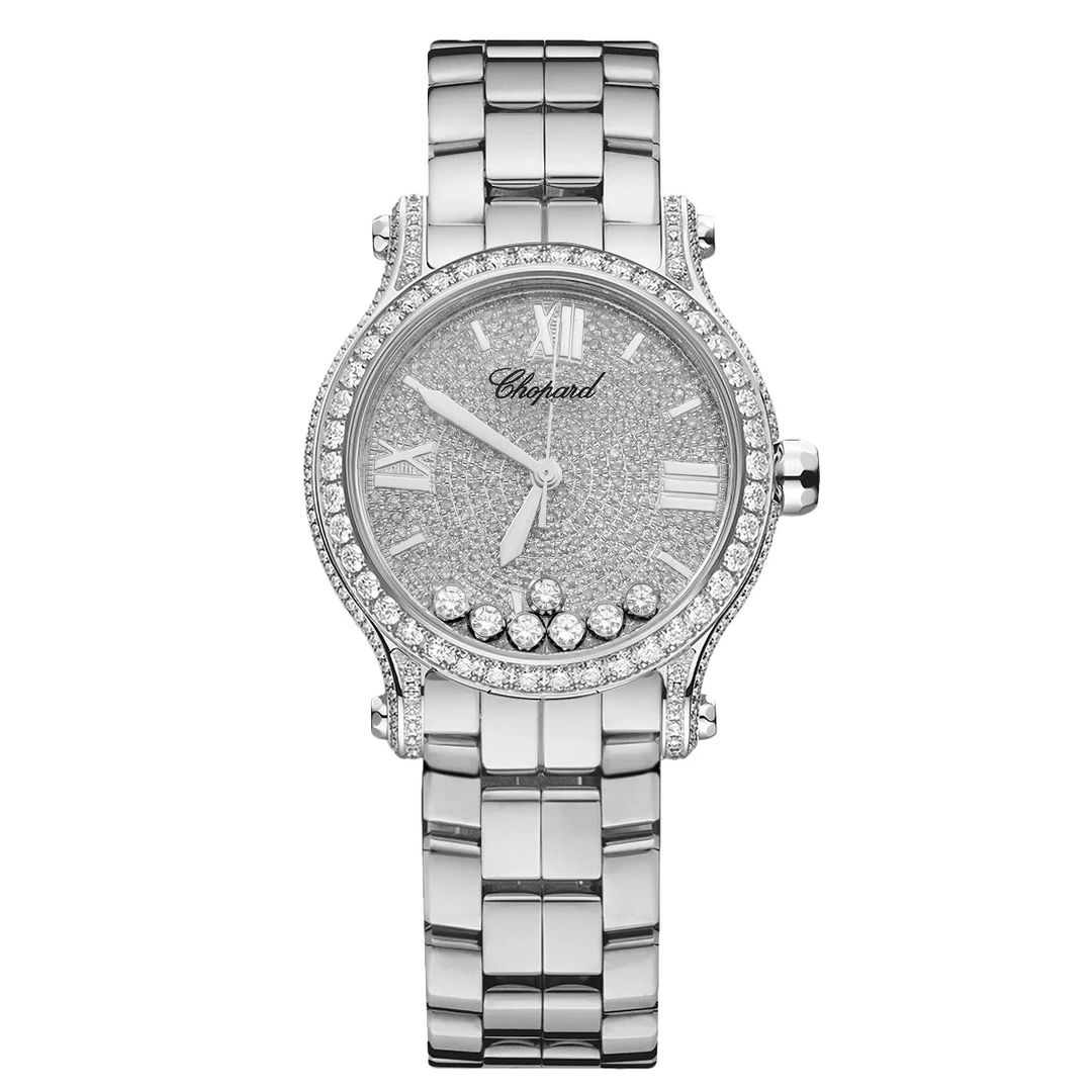 99新 Chopard/萧邦 HAPPYDIAMONDS系列278475腕表/后钻/WHT018874