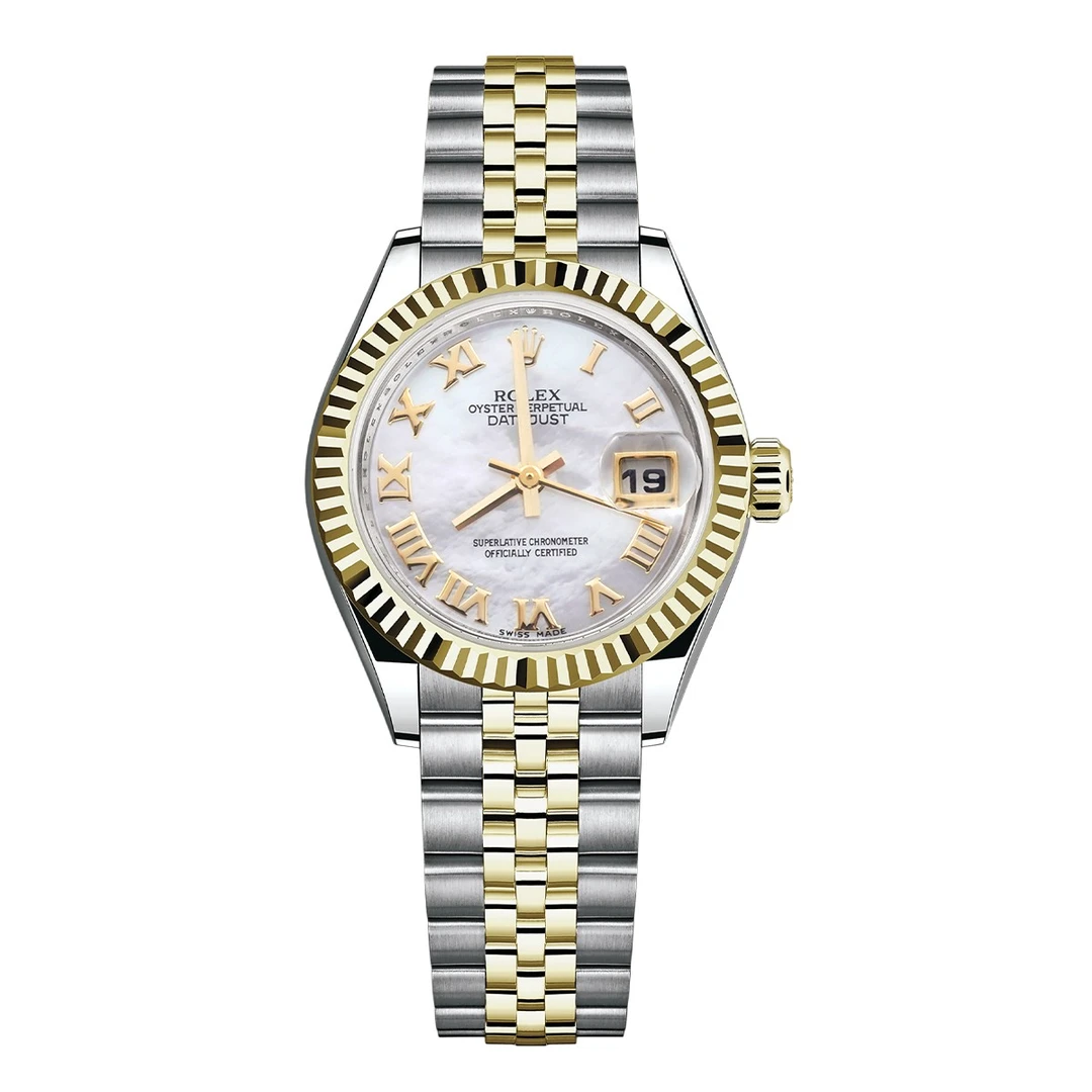 99新 Rolex/劳力士 女装日志型179173-63133NRD腕表/WHT017498