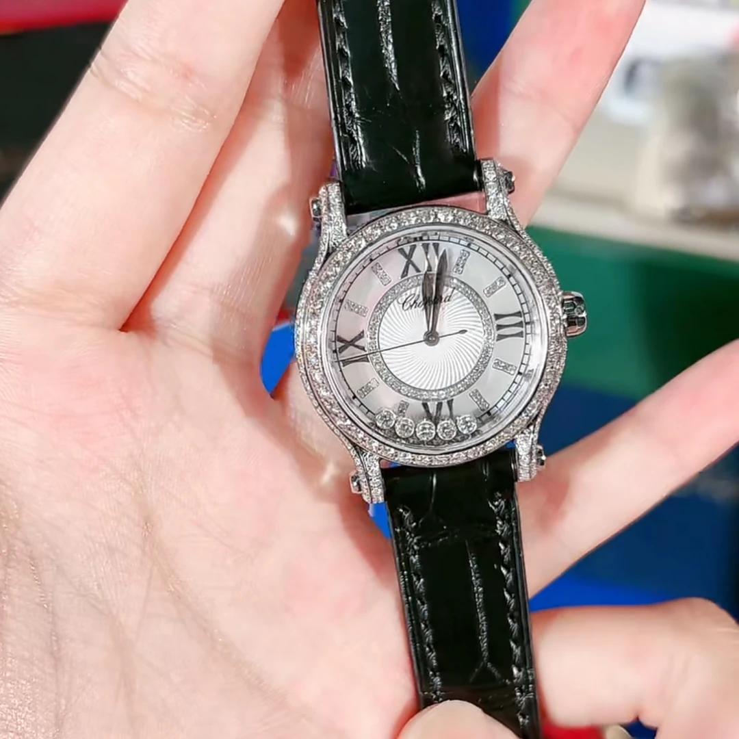 99新 Chopard/萧邦 表展 快乐钻278573-3001腕表/后钻/WHT021991