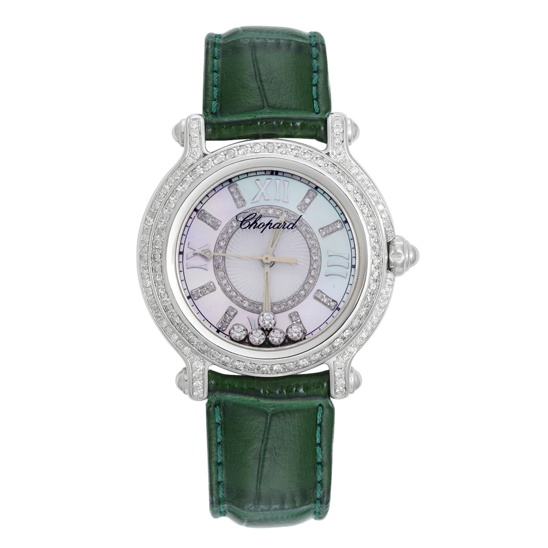 99新 Chopard/萧邦 快乐钻278921腕表/后镶钻石英机芯/whp018232
