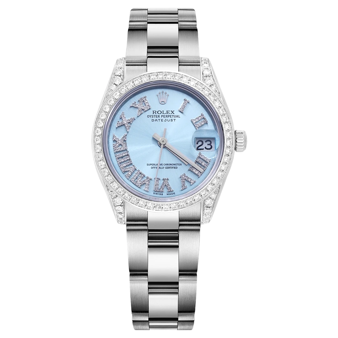 99新 Rolex/劳力士 蚝式恒动系列 178240腕表/后镶钻/WHT021028