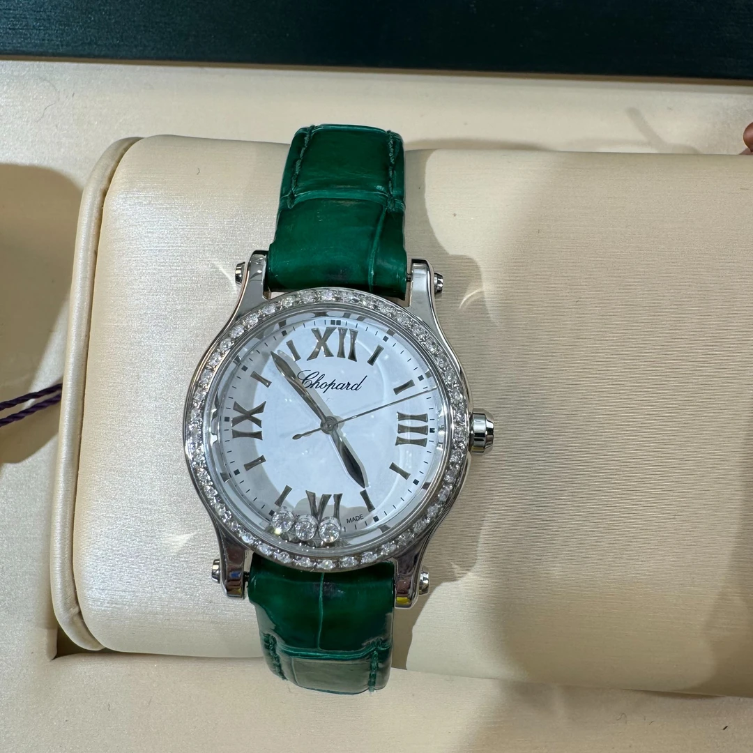 99新 Chopard/萧邦 快乐钻系列278590-3001腕表/后钻/WHT019412