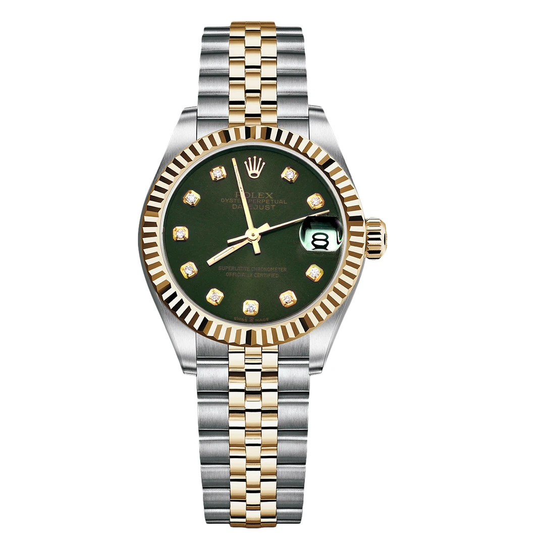 99新 Rolex/劳力士 系列68273腕表/狗牙圈/后钻/绿盘/WHP024119