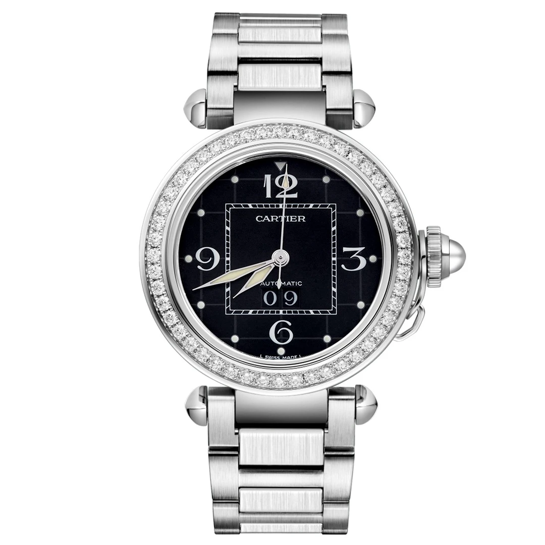 99新 Cartier/卡地亚 帕莎W31053M7腕表/后钻/WHT015624