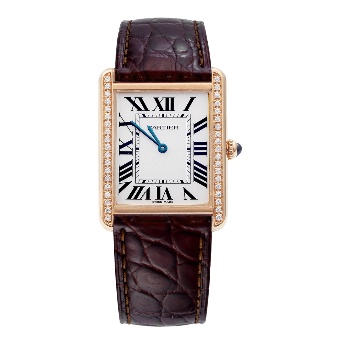 99新 Cartier/卡地亚 坦克系列W5200025腕表/后钻/WHP030175