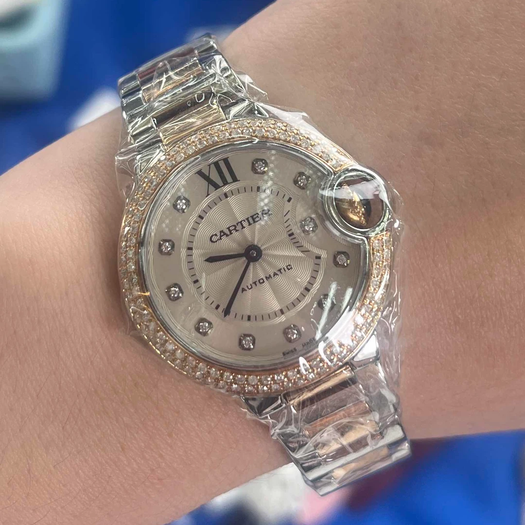 99新 Cartier/卡地亚  表展蓝气球W3BB0021腕表/后钻/WHP029786