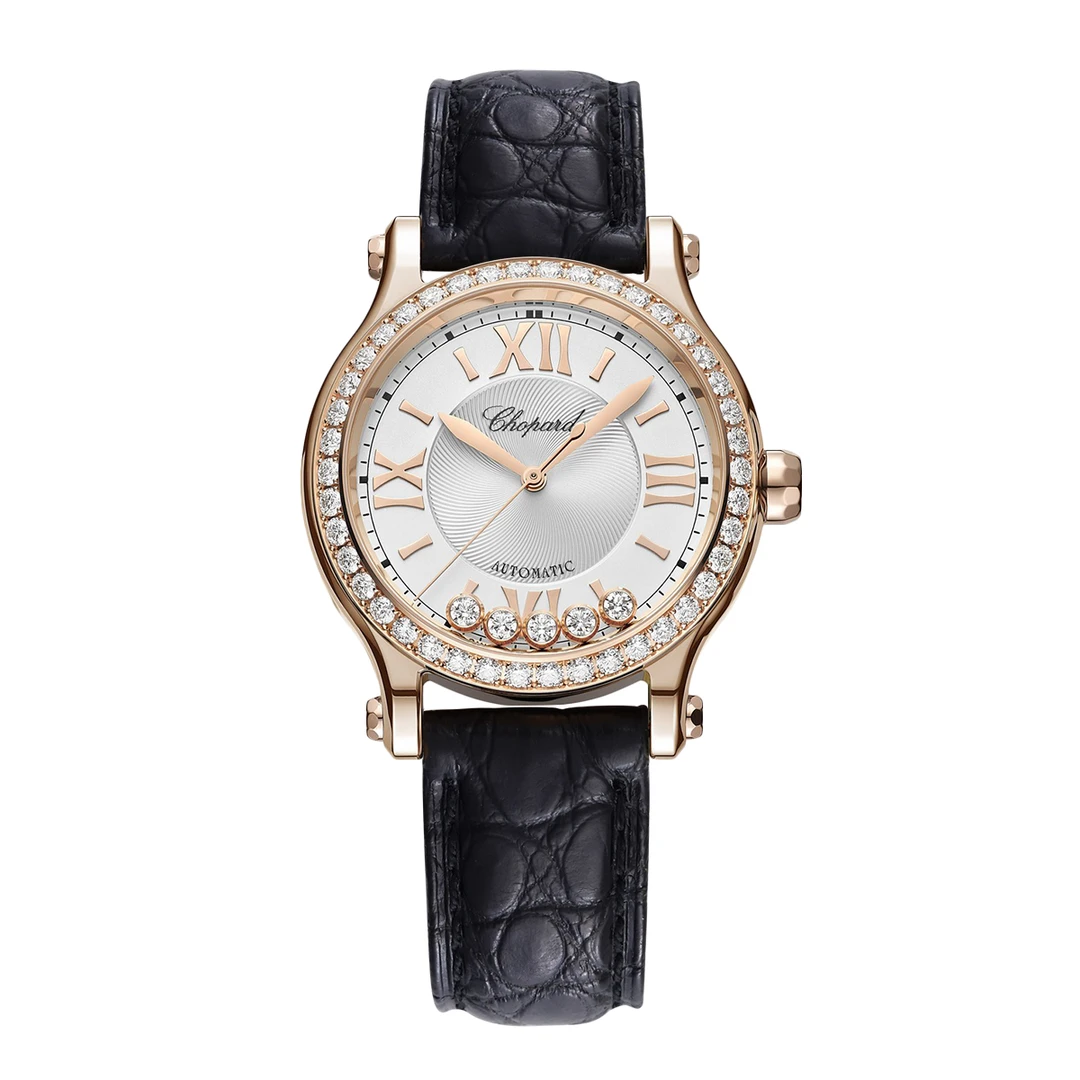 99新 Chopard/萧邦 快乐钻275378-5003全套原钻腕表/WHP028983