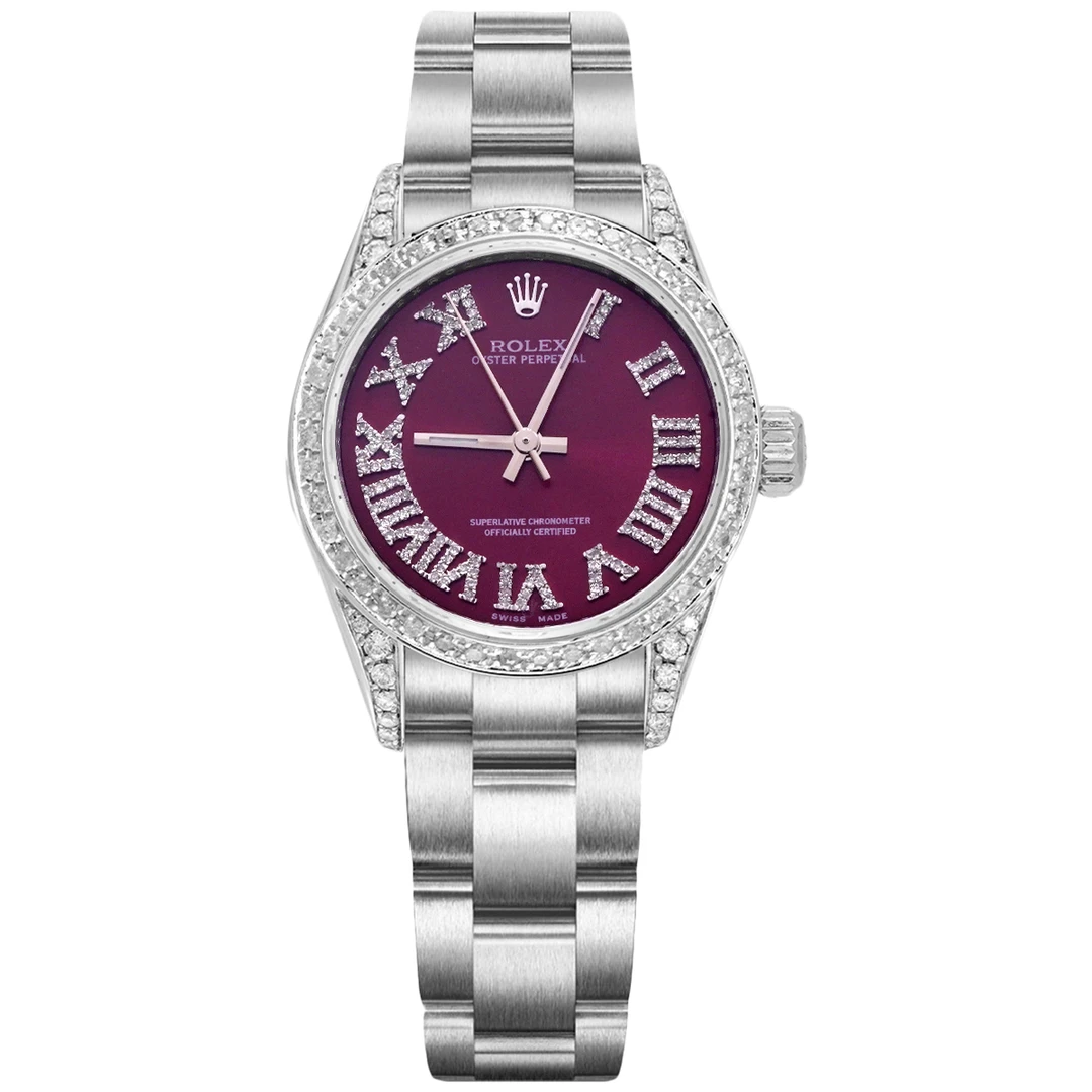 99新 Rolex/劳力士 蚝式恒动系列 177200腕表/后镶钻/WHT022523