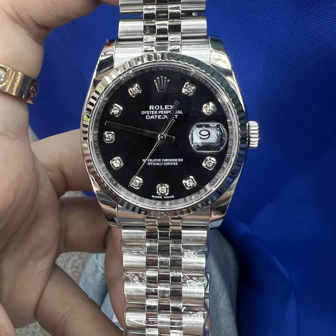 99新 Rolex/劳力士 日志型系列116234黑盘腕表