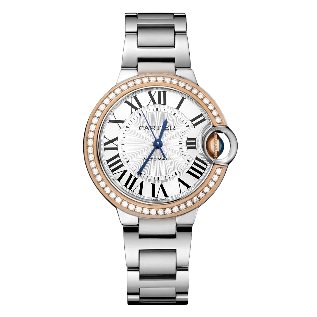 99新 Cartier/卡地亚 蓝气球系列WE902081表/间金原钻/WHP014352