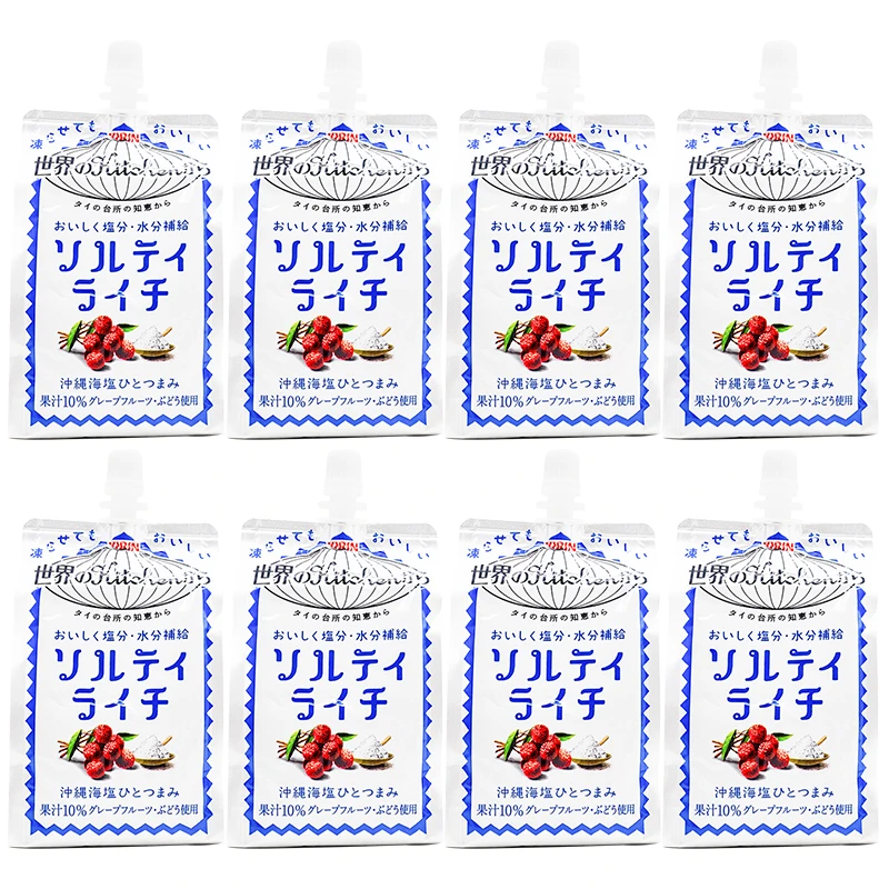 现货日本进口Kirin饮品0脂肪冲绳麒麟海盐荔枝人气解渴饮料300g