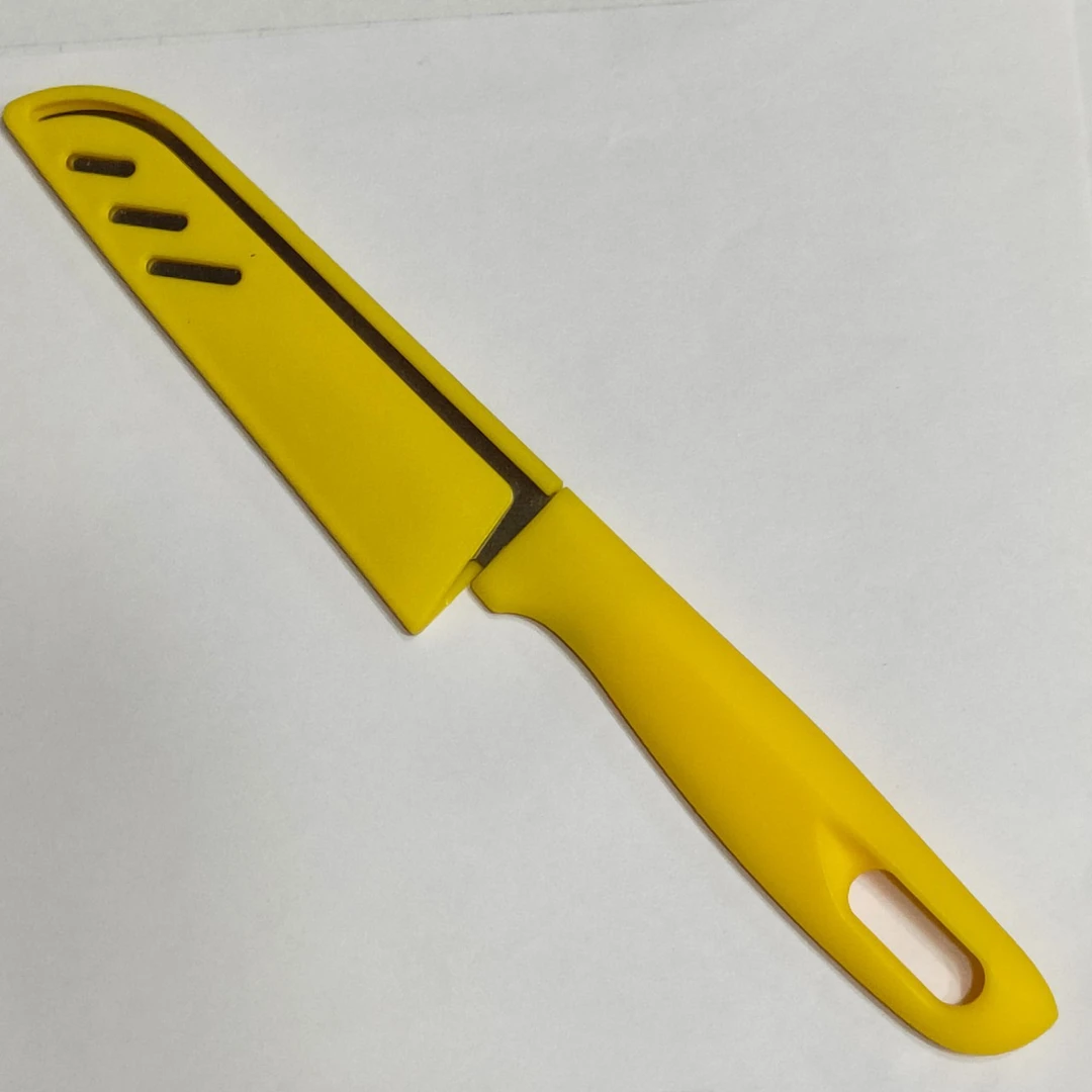 惠老婆彩色小刀   切水果刀 削水果刀 削皮刀 便携式小刀带刀套