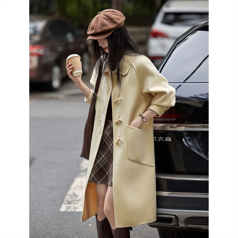 时尚双面呢大衣SXN24003