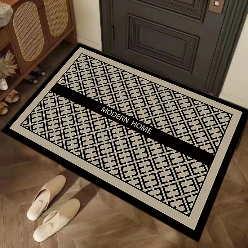 【佳奇精选】多款免洗荔枝纹厚皮革入户门垫现代客厅脚垫可裁剪地垫