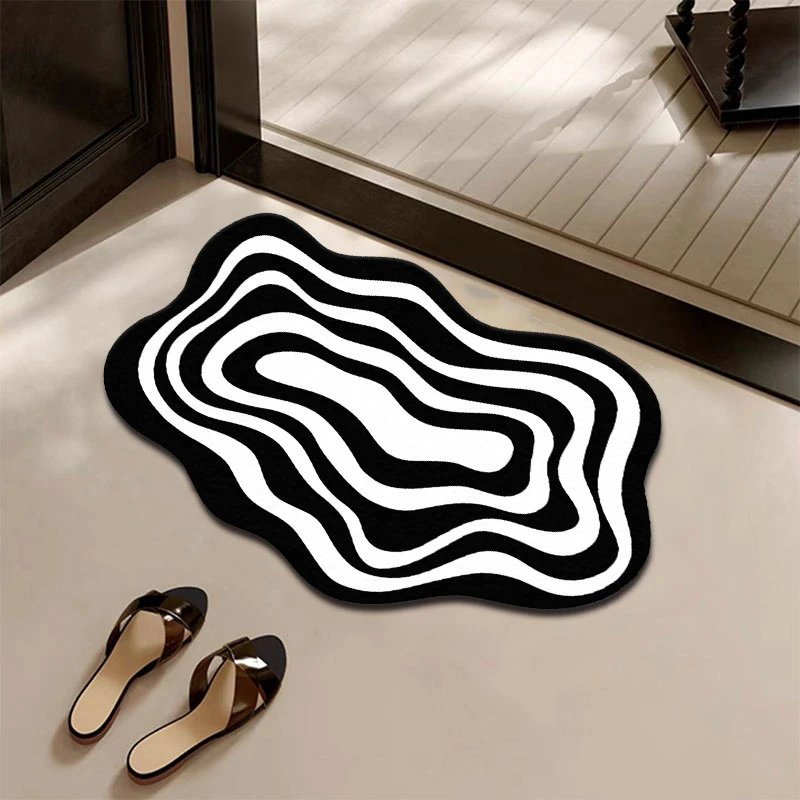 简约银河漫游浴室门口防滑好打理脚垫卫生间吸水地垫