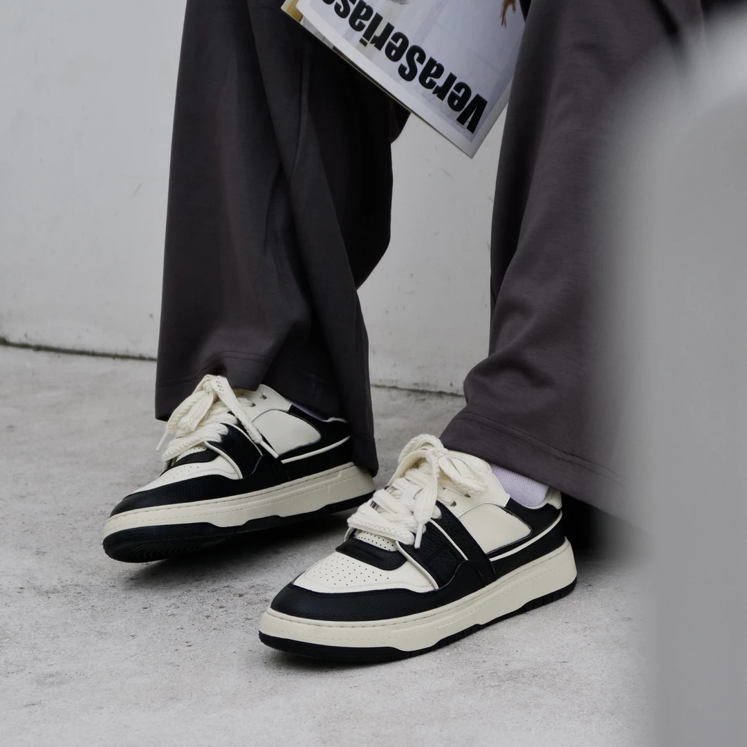 YNIP2025欧若风黑白男鞋潮流低帮男鞋户外运动休闲男士男生