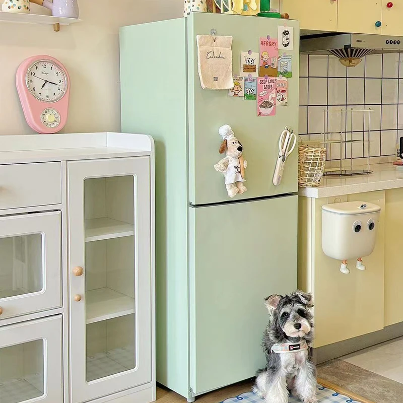 冰箱贴纸全贴壁纸防水防油自粘双开门改换色装饰遮丑洗衣机翻新膜