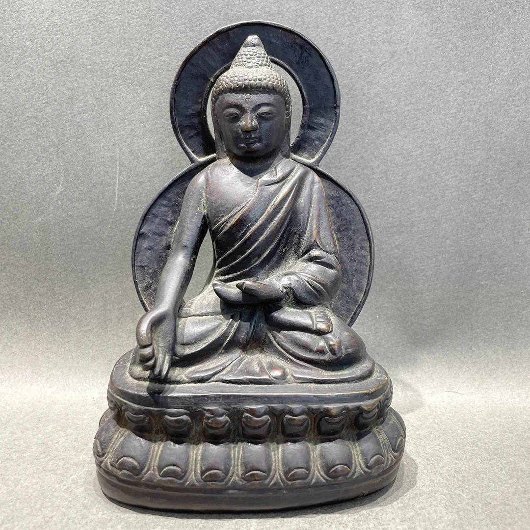 19世纪末/大日如来铜造像/C905020/美82分/全品/朝阳文物