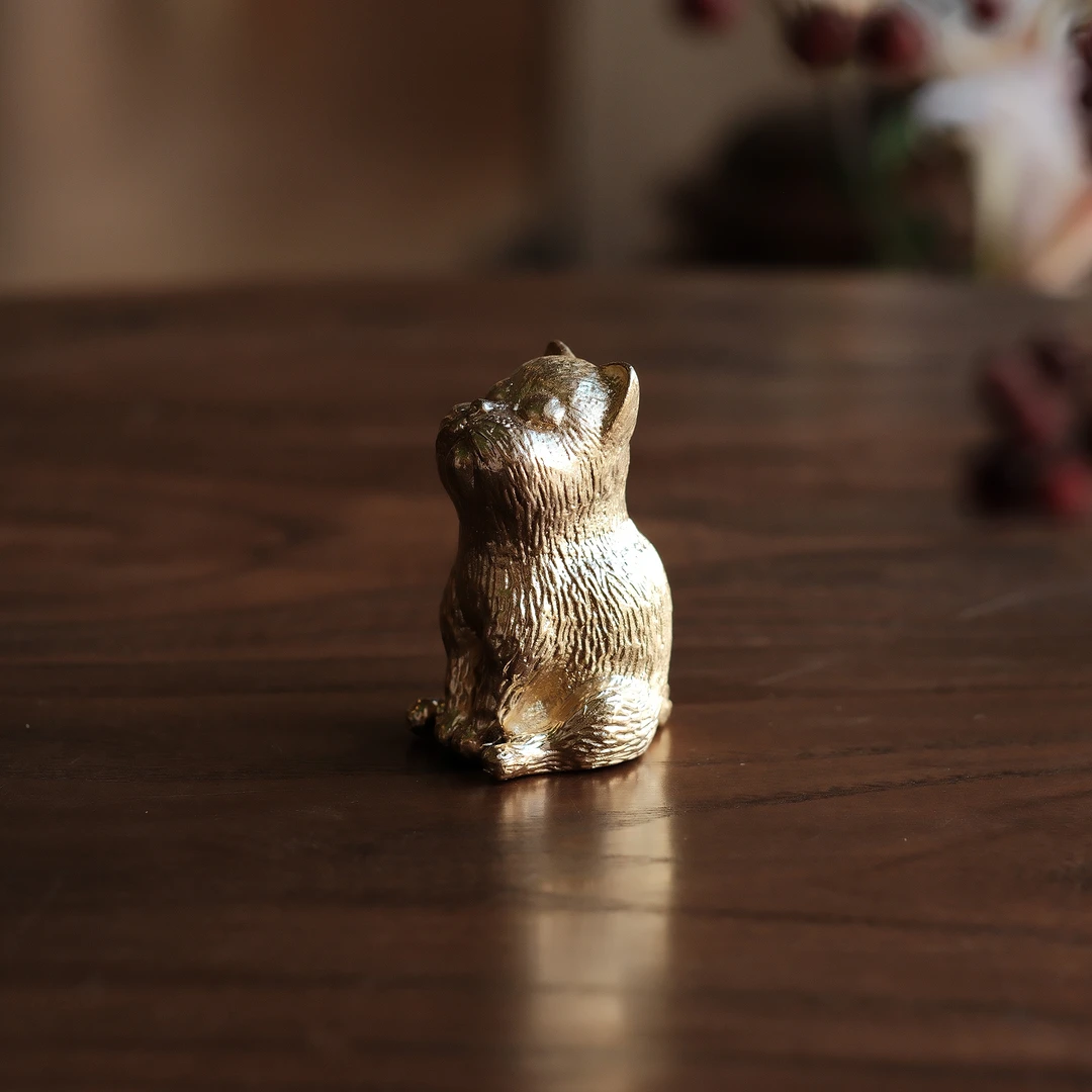 茶宠黄铜傲娇小猫猫