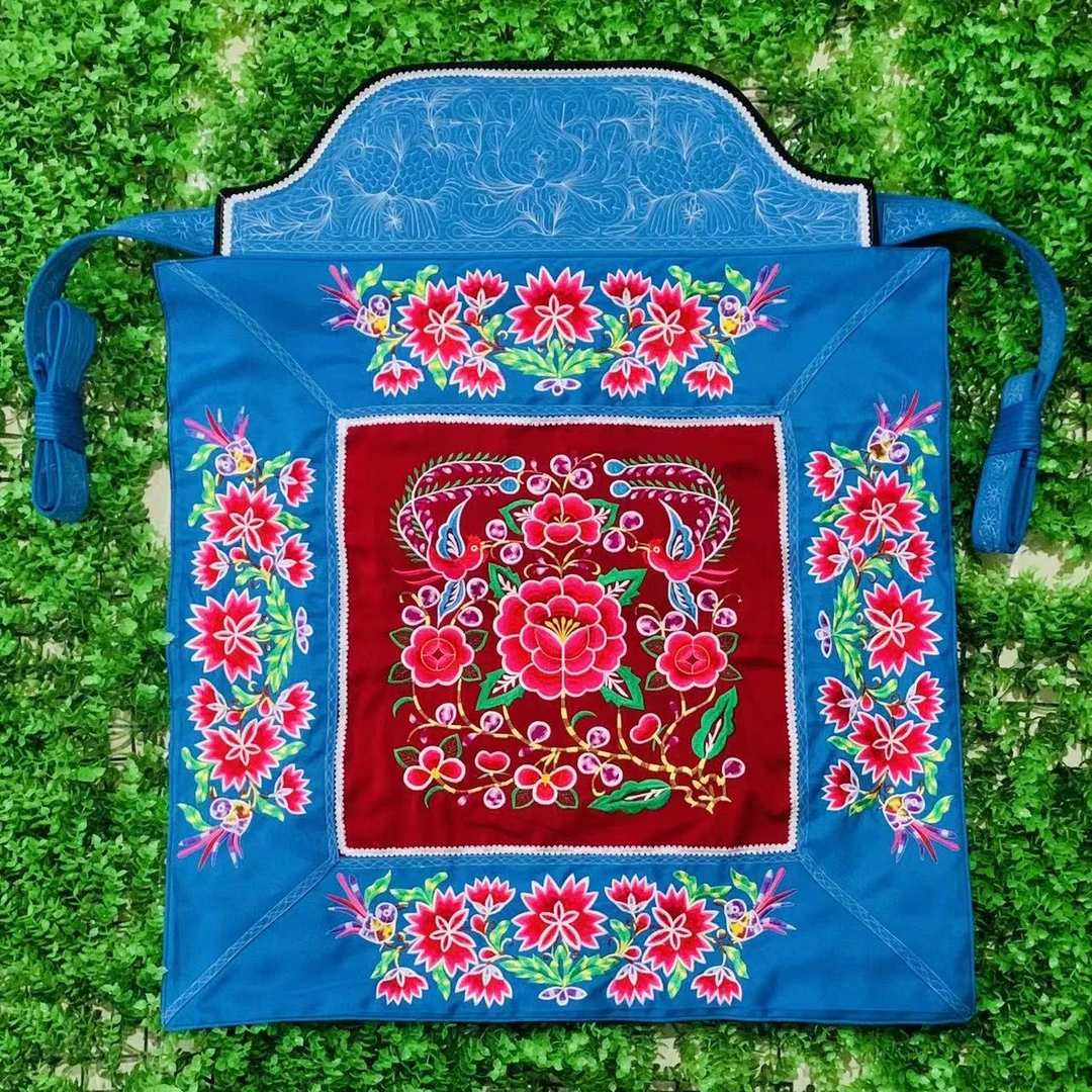 【张兴背带】大号圆口四边绣花背带适用于0至4岁解放双手带娃神器