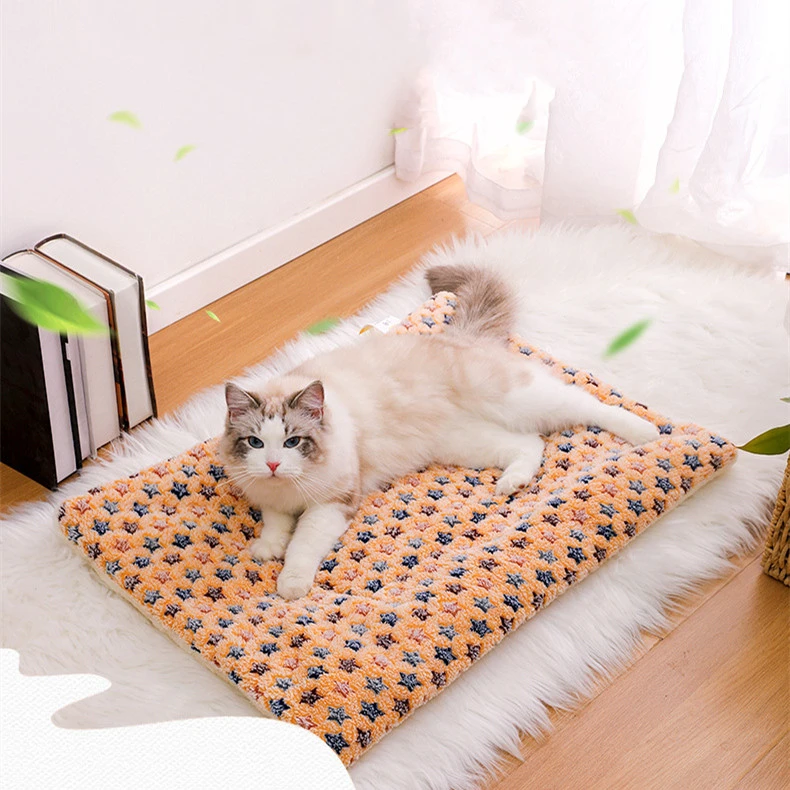 猫垫子狗狗垫子宠物垫立体印花法兰绒冬天狗垫窝猫窝宠物睡垫棉垫