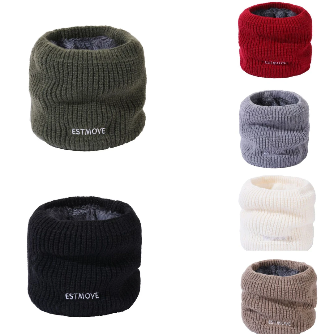 围脖男女通用新款冬季加绒加厚保暖韩版时尚户外脖套休闲骑车围巾