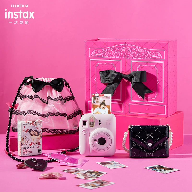 INSTAX/富士instax 一次成像配件盒万千宠爱含10张爱心拍立得相纸