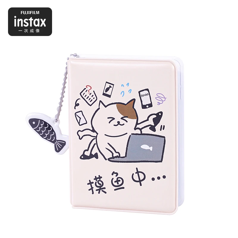 INSTAX/富士迷你相册摸鱼喵享受喵 可装32张拍立得相纸