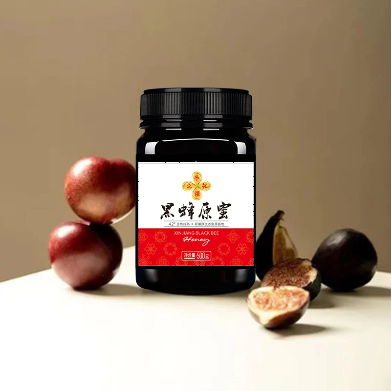 新疆蜂蜜纯正天然农家自产宗枣伊犁黑蜂野山花蜜