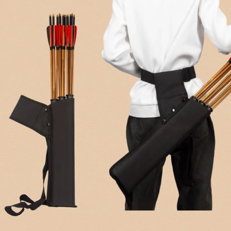 三管箭囊 可背可挎 比赛专用 美猎反曲弓 竞技反曲弓 复合弓通用