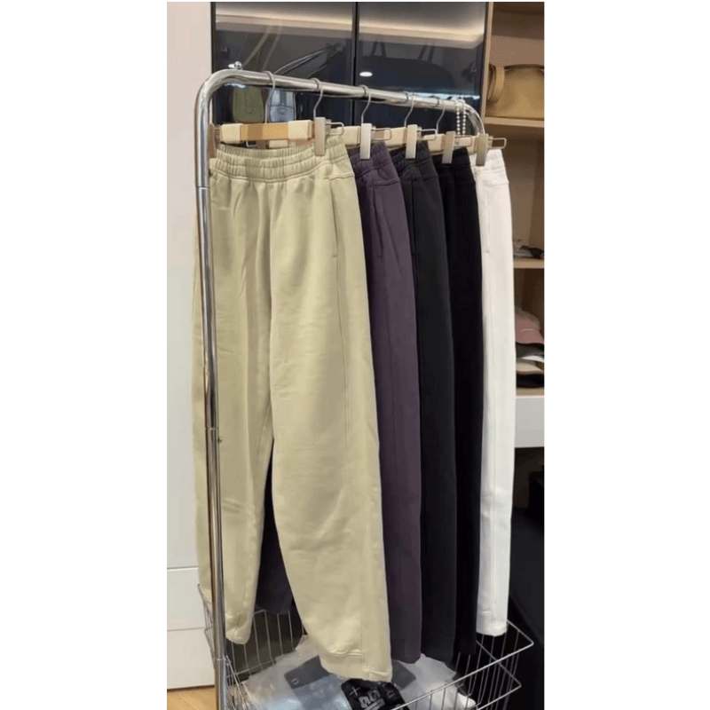 格洛森2024年早秋新款女休闲百搭遮胯高腰哈伦老爹卫裤显瘦长裤子