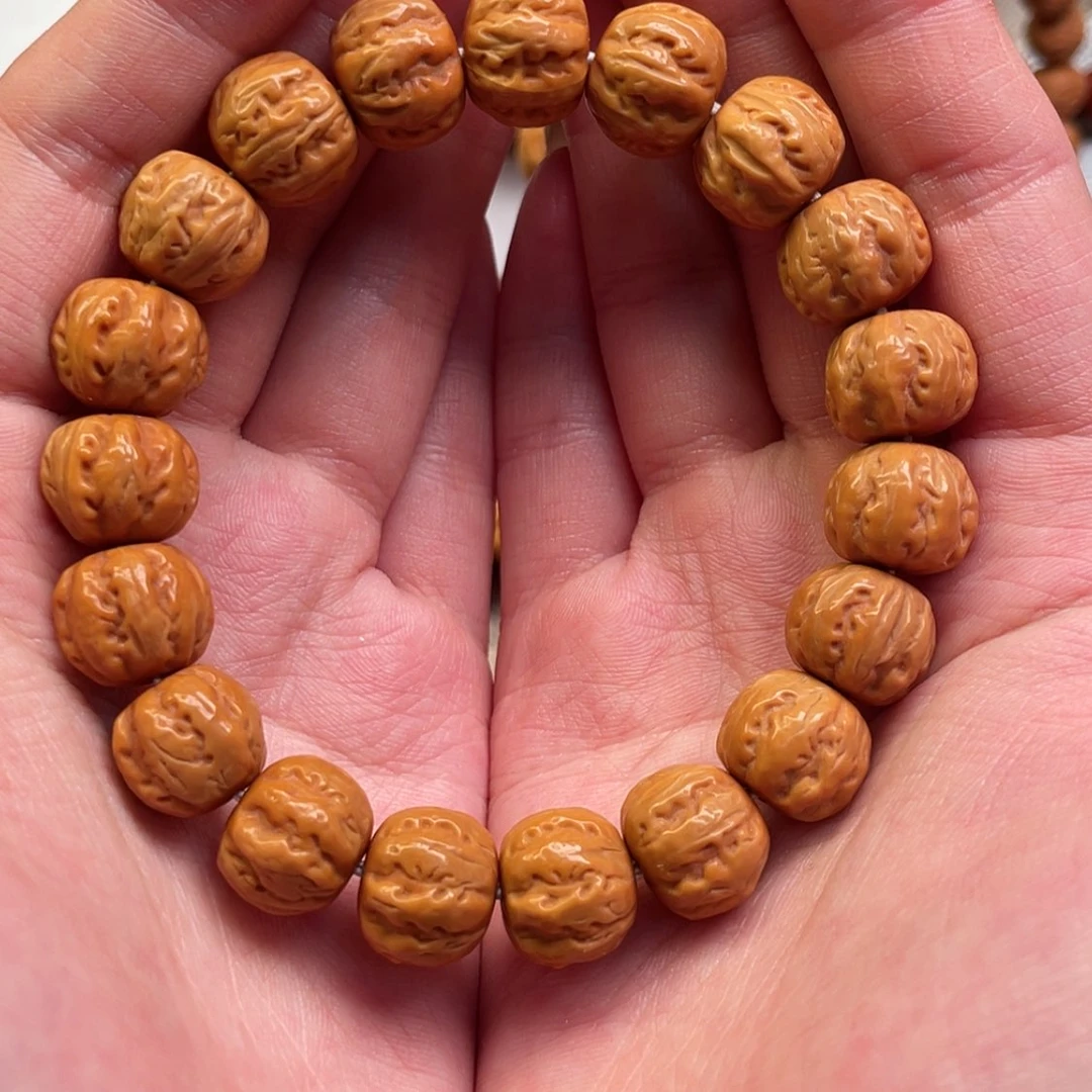 【闪购商品】猴头核桃手串全品肌肉纹京八棱35