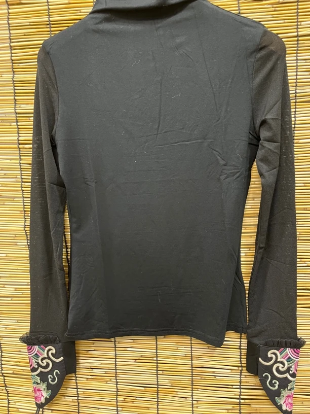 民族风长袖打底衫百搭