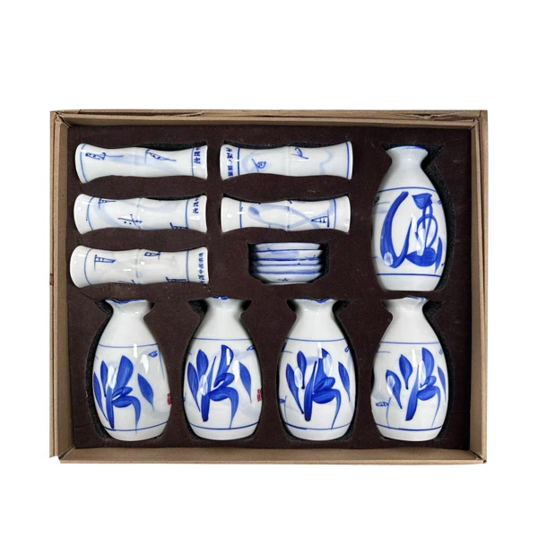 大竹节酒具-5壶5杯