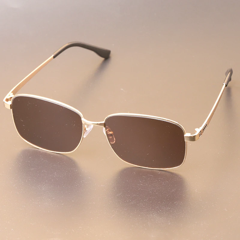 【购】天然水晶石头镜太阳镜东海墨镜平光护目防紫外线变色大框