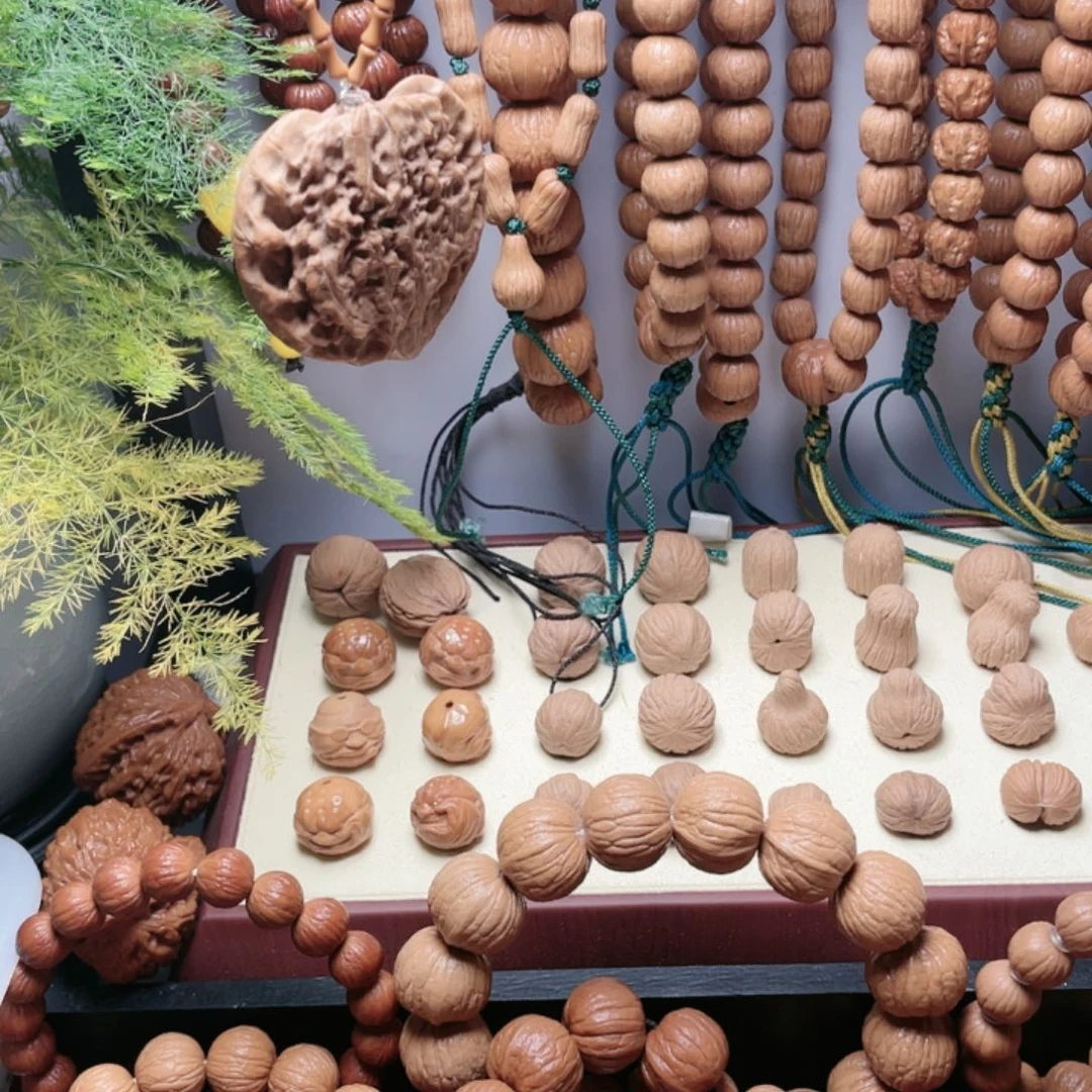 猴头核桃手串蓝****6连体