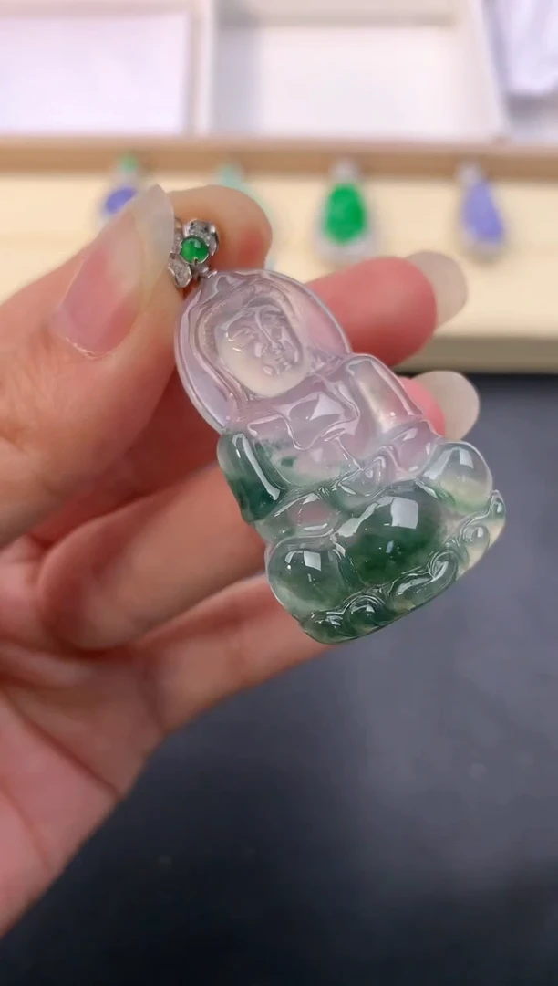 【闪购商品】翡翠颈饰18K金镶嵌X516