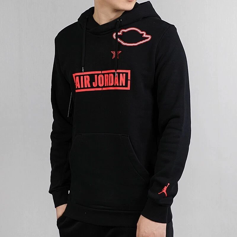 NIKE/耐克时尚运动休闲加绒卫衣套头连帽衫AT9168-010