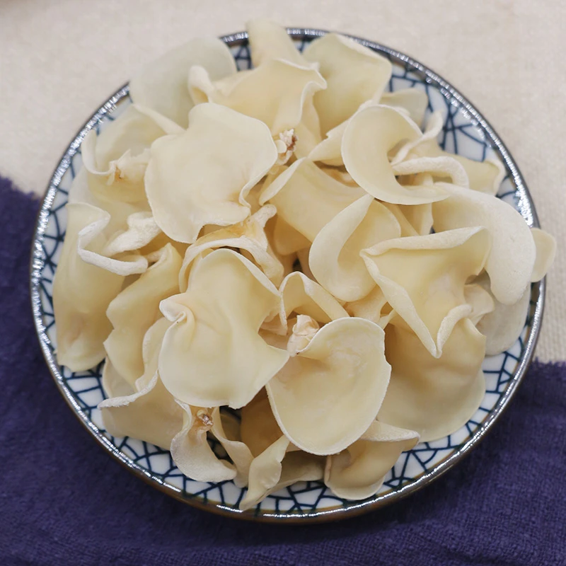 云南特产大白玉木耳500g干白竹耳竹子菇新鲜白木耳干货毛耳兔耳菌
