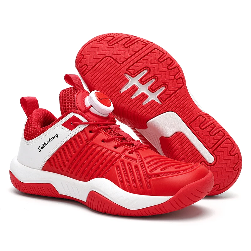 儿童击剑鞋子男童专业运动鞋轻盈透气防滑耐磨旋转扣花剑竞技训练