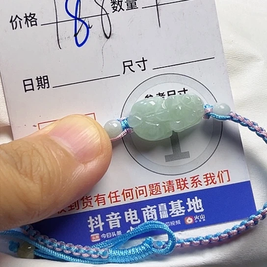 翡翠颈饰未镶嵌貔貅