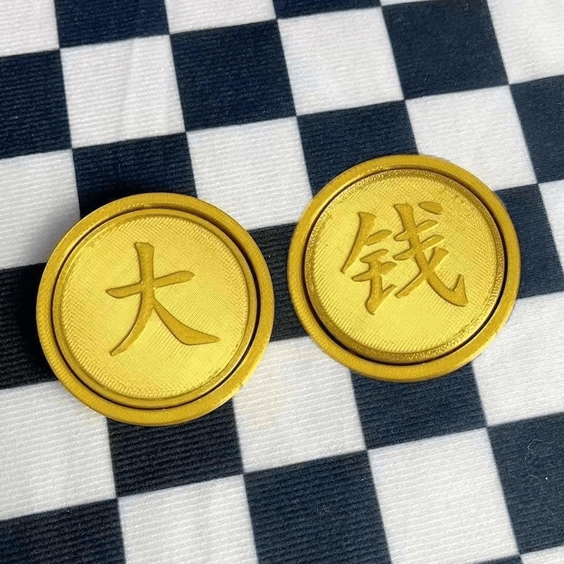 3d打印赚大钱转大钱科技感惯性旋转陀螺环解压玩具指尖陀螺