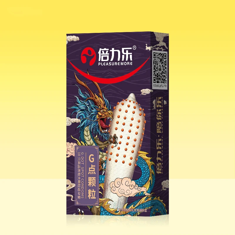 倍力乐大颗粒情趣超薄安全套天然橡胶胶乳男用避孕套正品带套夫妻成人用品情趣用具超薄水润丝滑女用私密避孕套
