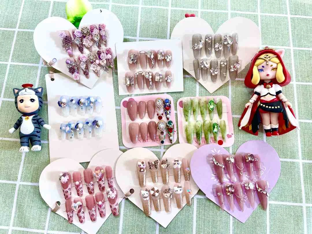 纯手工穿戴甲自助-M（2件包邮）2