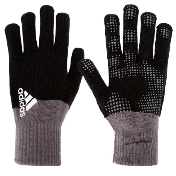阿迪达斯手套男女冬新款骑行保暖滑雪针织户外休闲运动手套HI3526