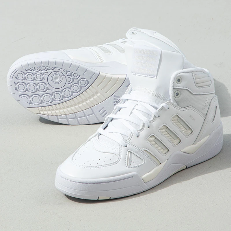 Adidas阿迪达斯男鞋2023秋季新款高帮板鞋白色潮流休闲鞋ID5400