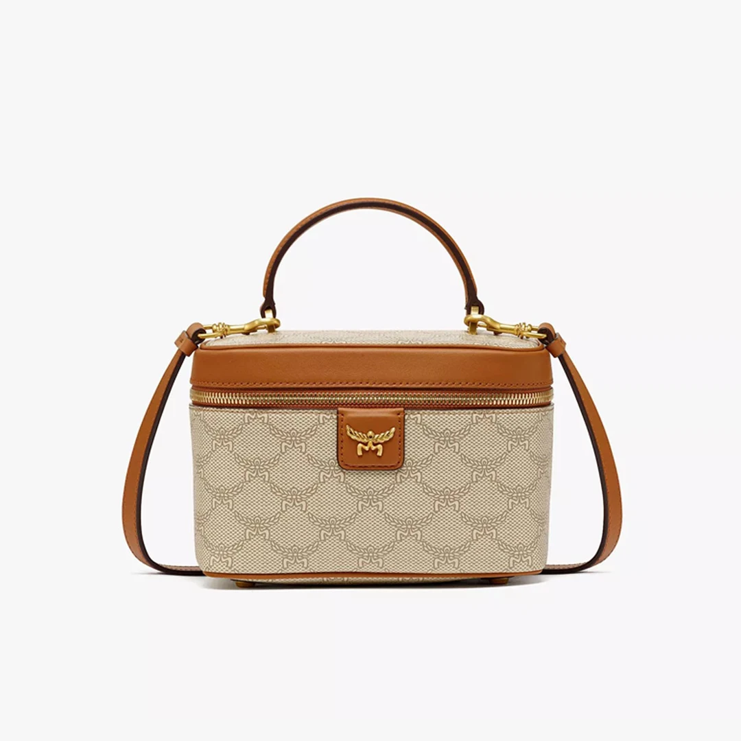 MCM【国内官网4800】HIMMEL LAURETOS 女士化妆箱手提包