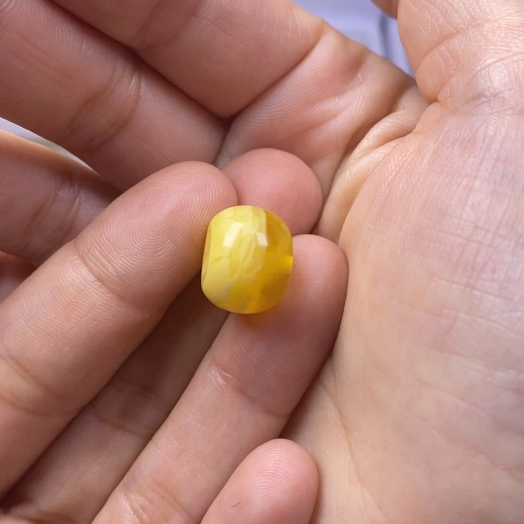 蜜蜡裸石未镶嵌竹****13