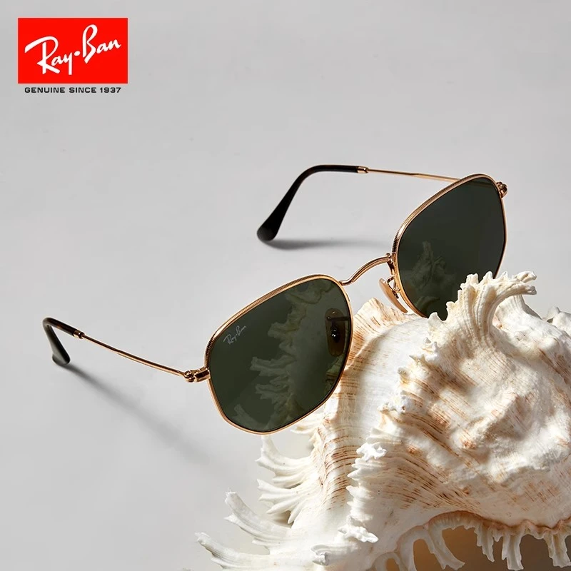 RayBan雷朋太阳镜金属不规则形时尚眼镜百搭男女同款墨镜0RB3548N